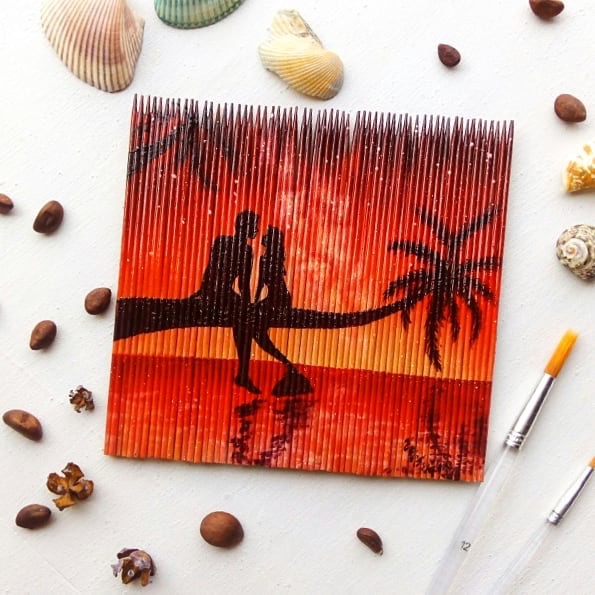 吃完老冰棍,木棒千万不要丢掉,你可以这样画| 艺术家farwa