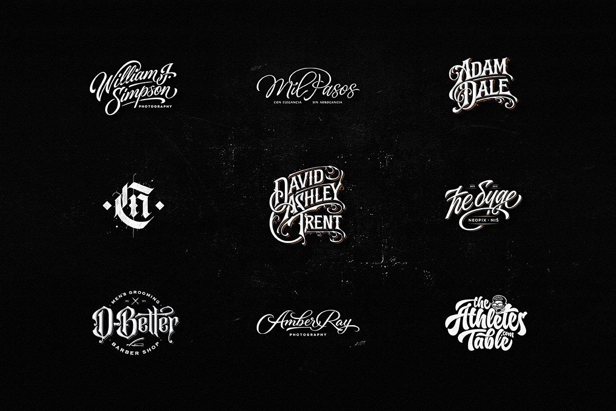 lettering logo design