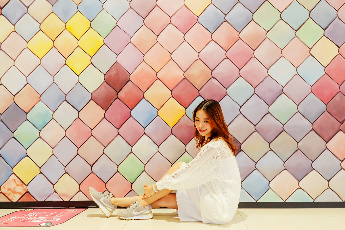 西城天街献上10面网红墙变身网红博主就差这些pose了