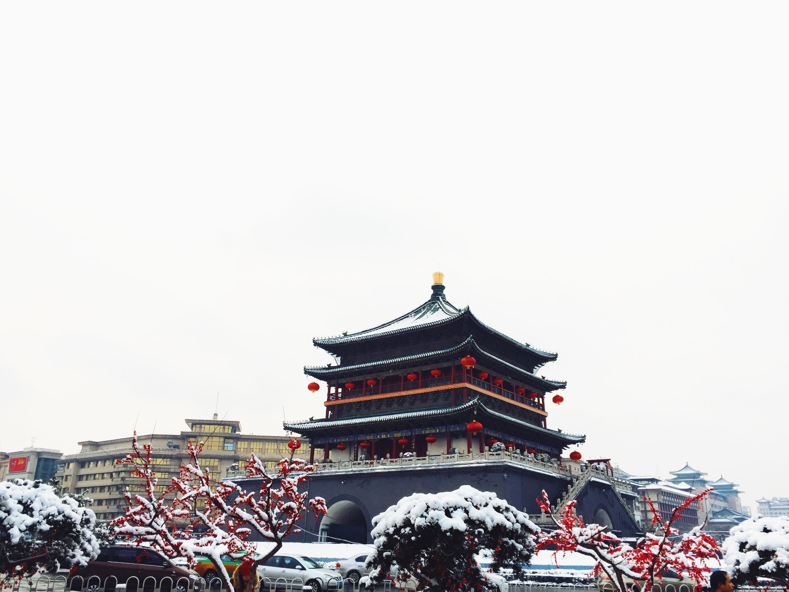 陪你走过春夏秋冬的西安钟楼