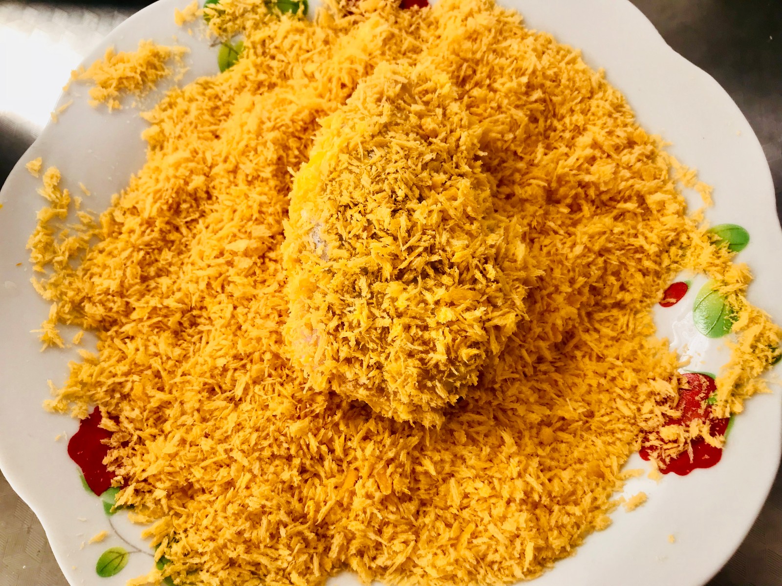 面包糠烤鸡翅,外酥里嫩搭配番茄酱更可口