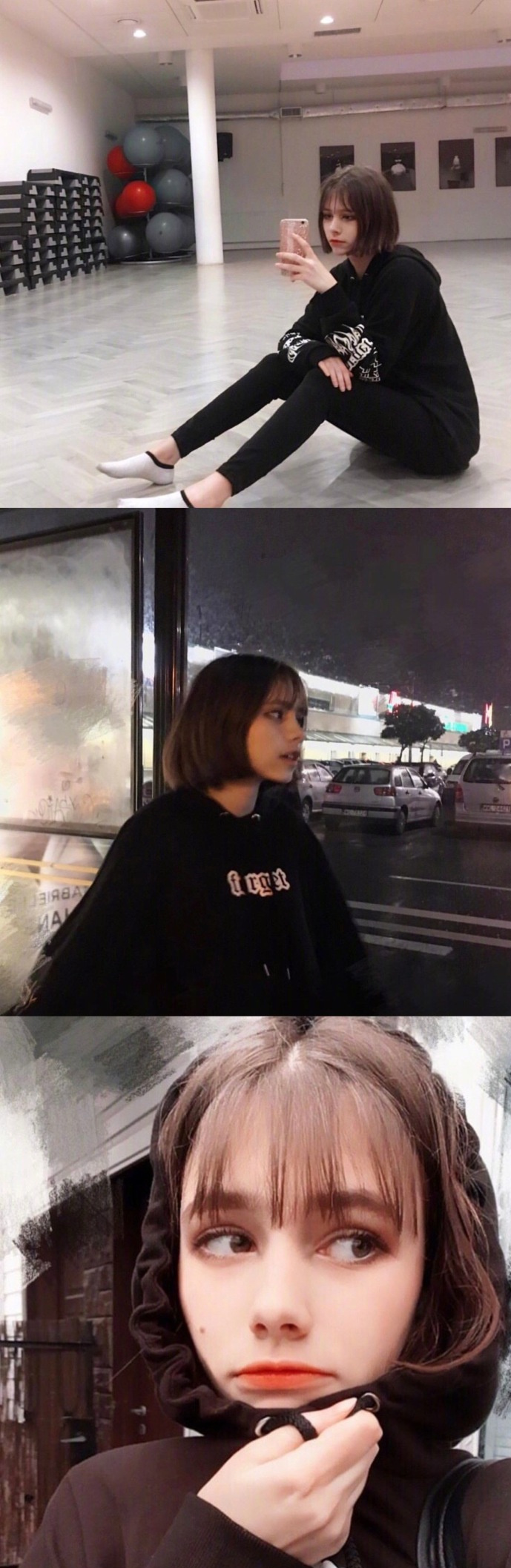 15岁韩俄和波兰混血模特 alisa,163cm,目前在韩国发展.