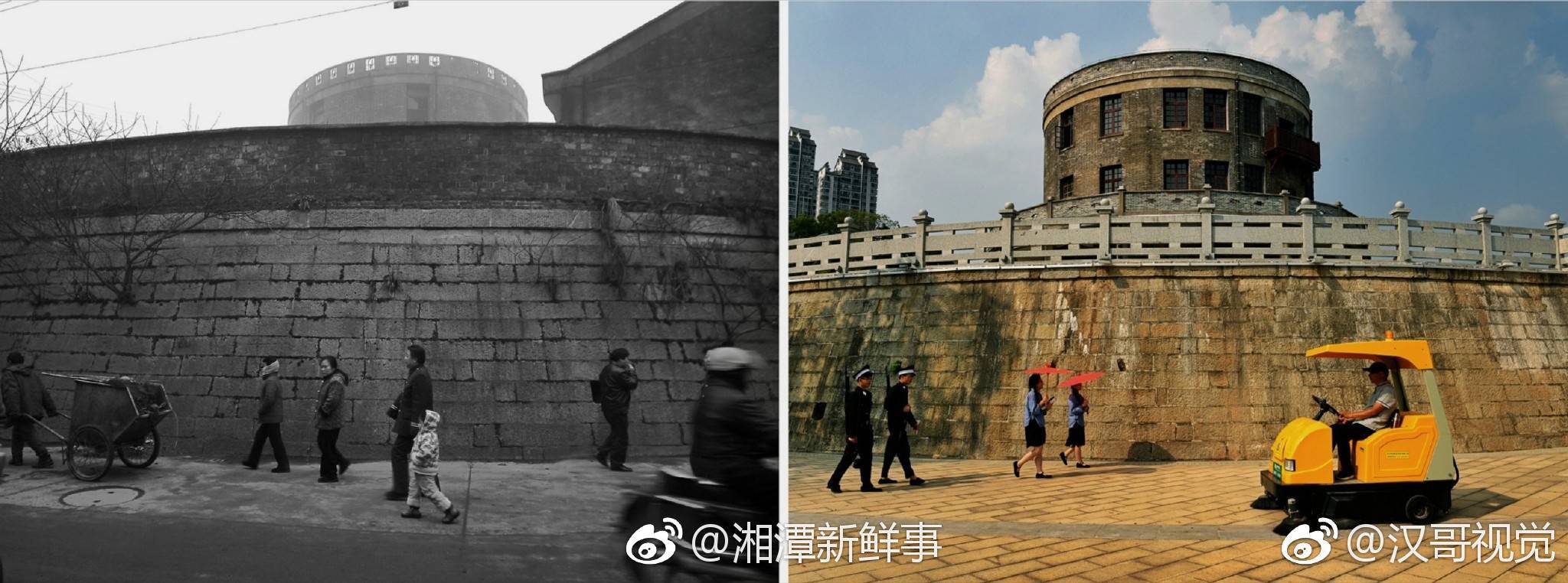 窑湾新老照片对比 满满的都是回忆