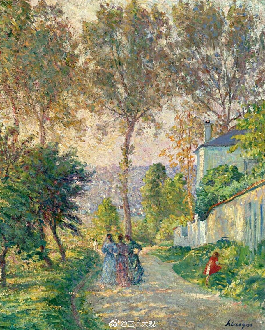 法国后印象派画家亨利莱巴斯克油画作品选集1henrilebasque
