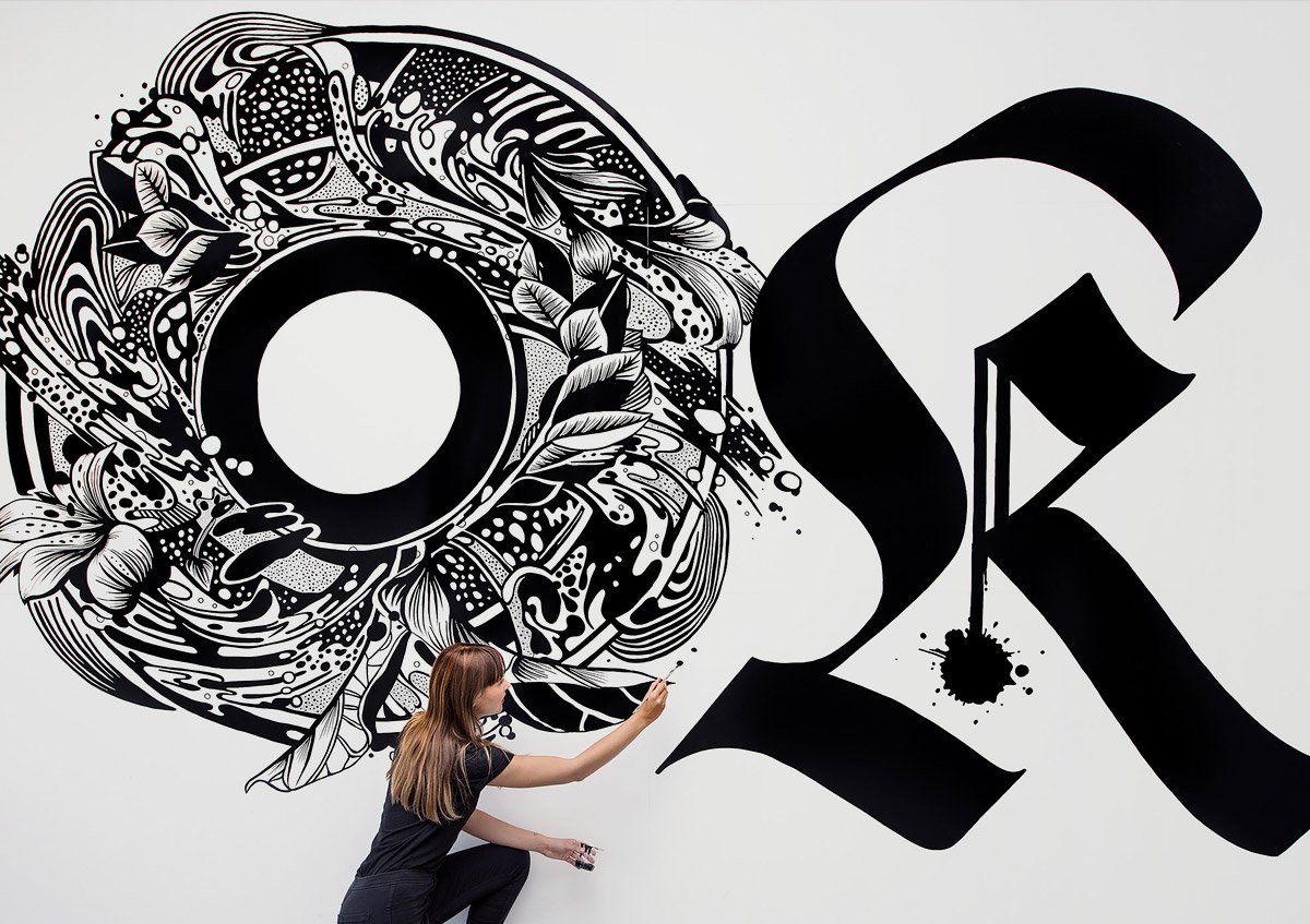 神奇的字母艺术作品 / amazing lettering artworks by gemma obrie