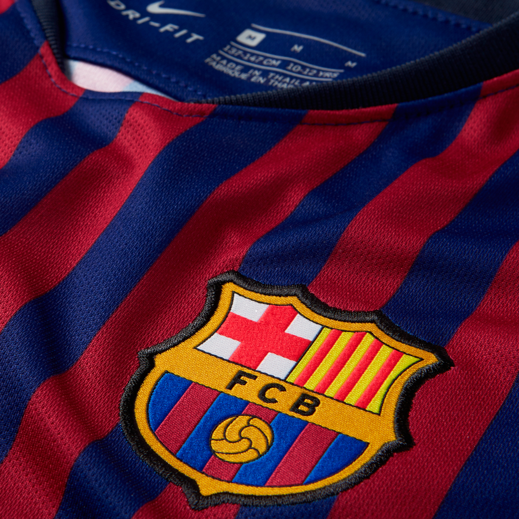 2018-2019赛季的巴塞罗那球衣将于下周一在耐