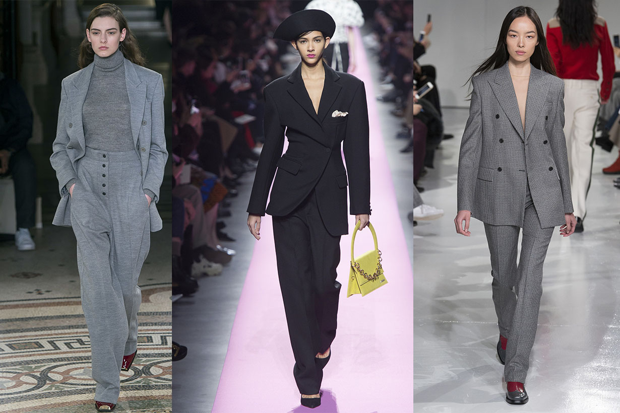 留意观察,西装都不会缺席每年的时装周秀场.