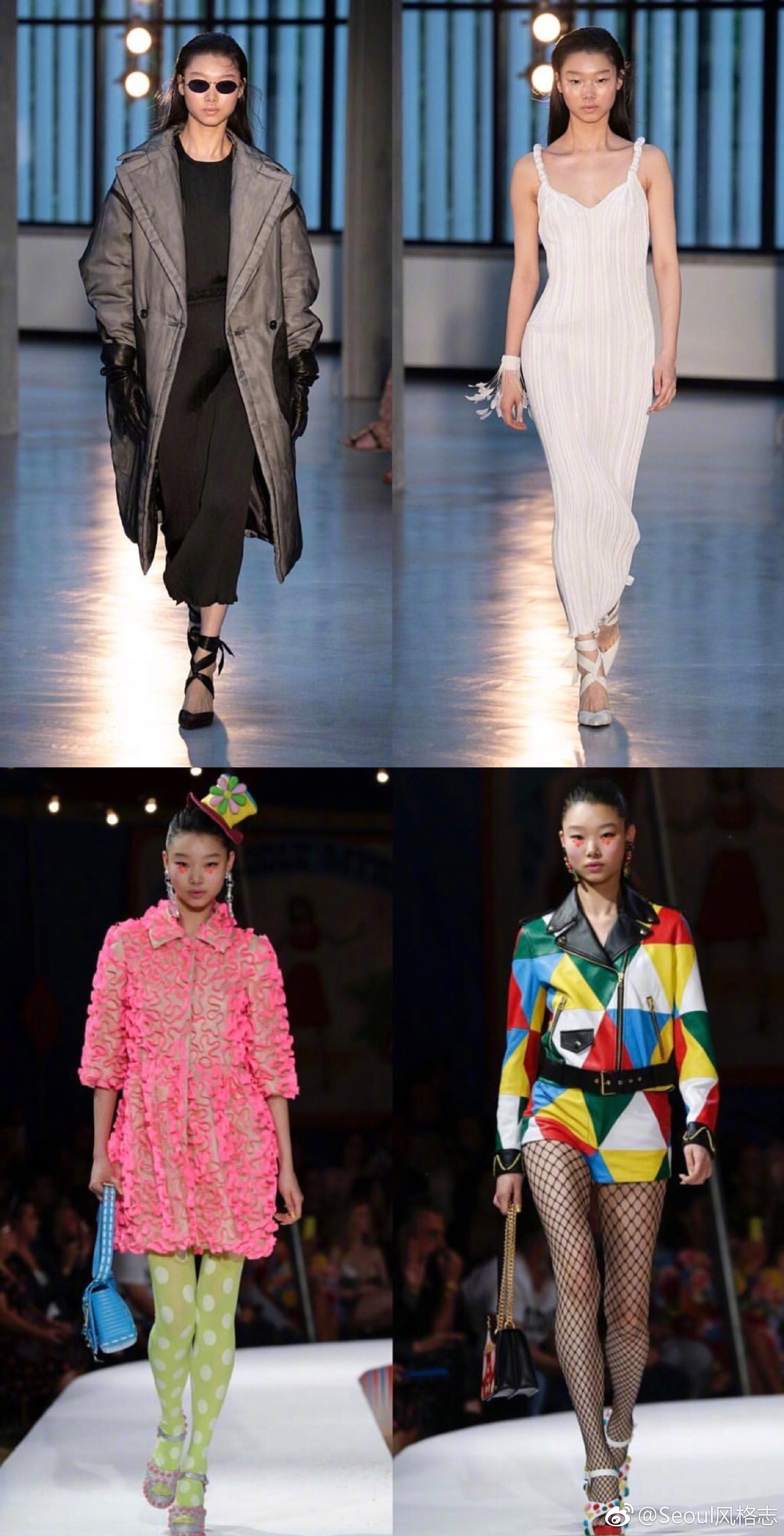 yg大势模特细长的丹凤眼充满了高级感