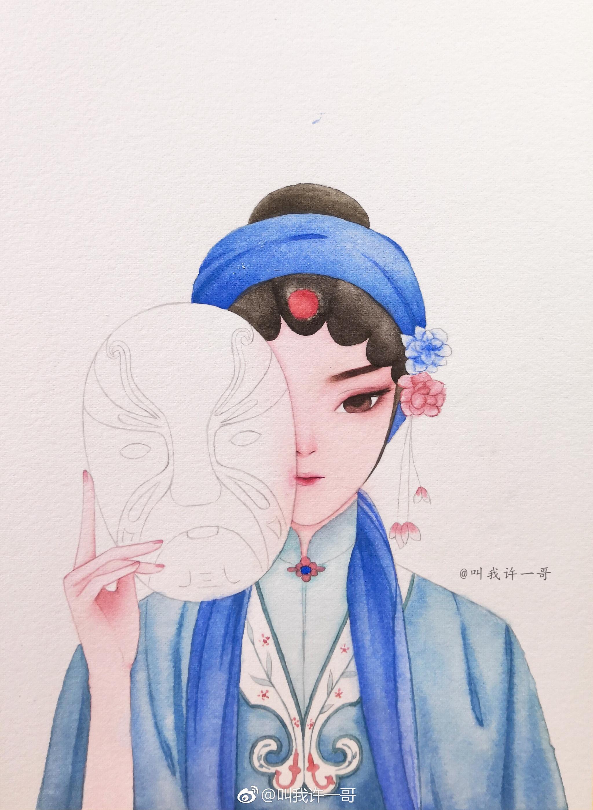 我只是个戏子,在别人的故事里,流着自己的泪