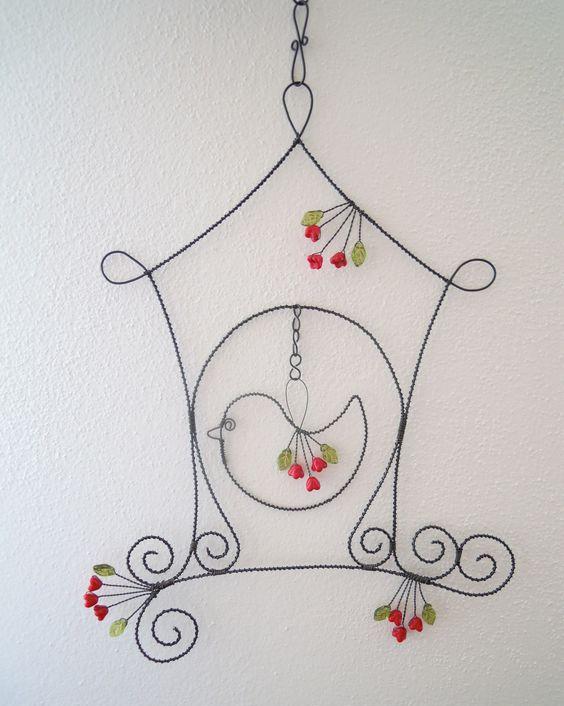 简单的铁丝也可以做装饰简约有新意