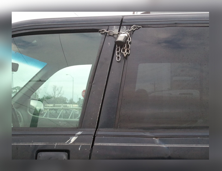 奇葩车锁,司机为了保护爱车干了很多爆笑事