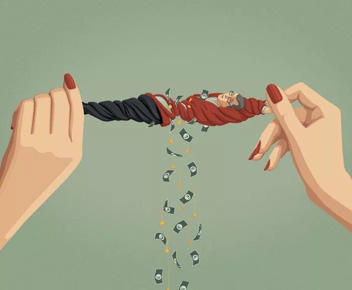 一组讽刺社会现实的插画设计,来自瑞士苏黎世的概念插画师schmitz