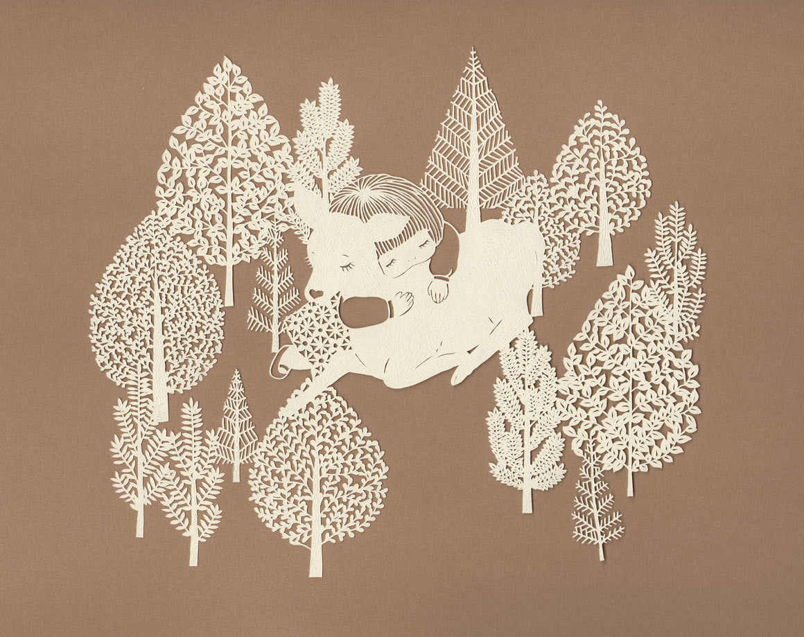 精致美好的纸刻艺术bykanakoabe