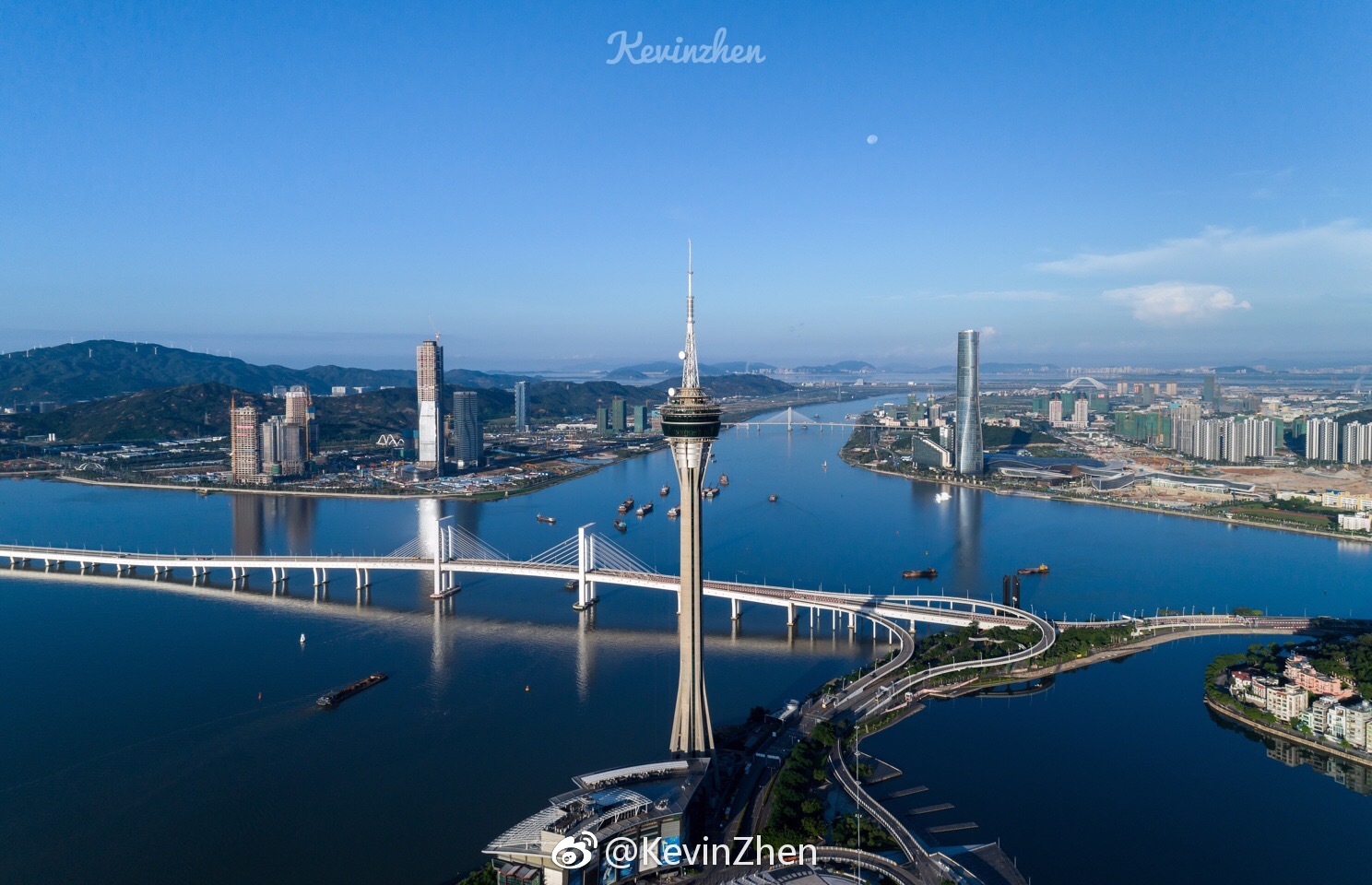 珠海十字门中央商务区毗邻湾仔横琴和拱北三大口岸