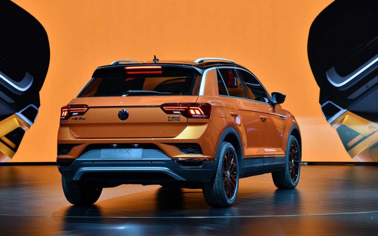 中文名公布:探歌,7月份上市,一汽大众t-roc品牌发布会