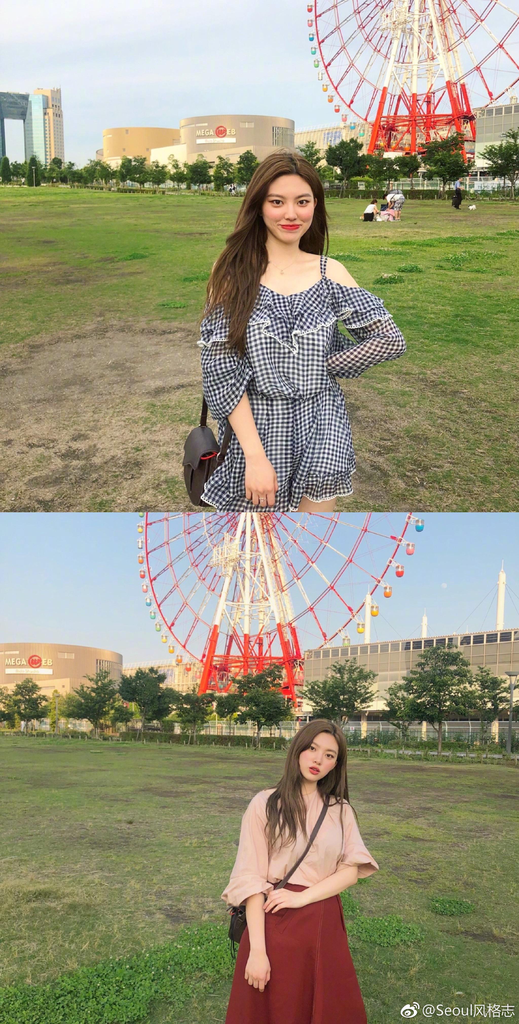 微胖女生可以参考的youtuberminj小姐姐的日常搭配.