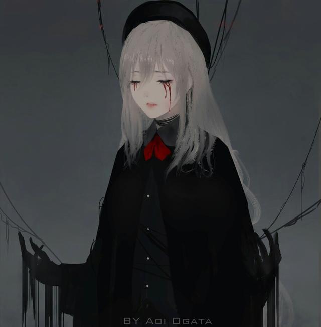 p站画师aoiogata,精致独特的画风有点偏暗黑系!