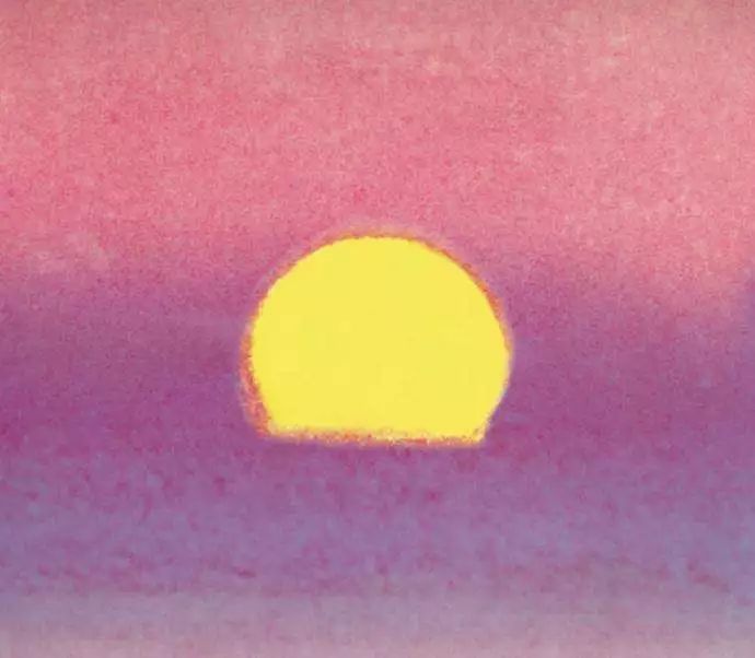 安迪沃霍尔andywarhol的日出安迪的艺术是一种平常的艺术