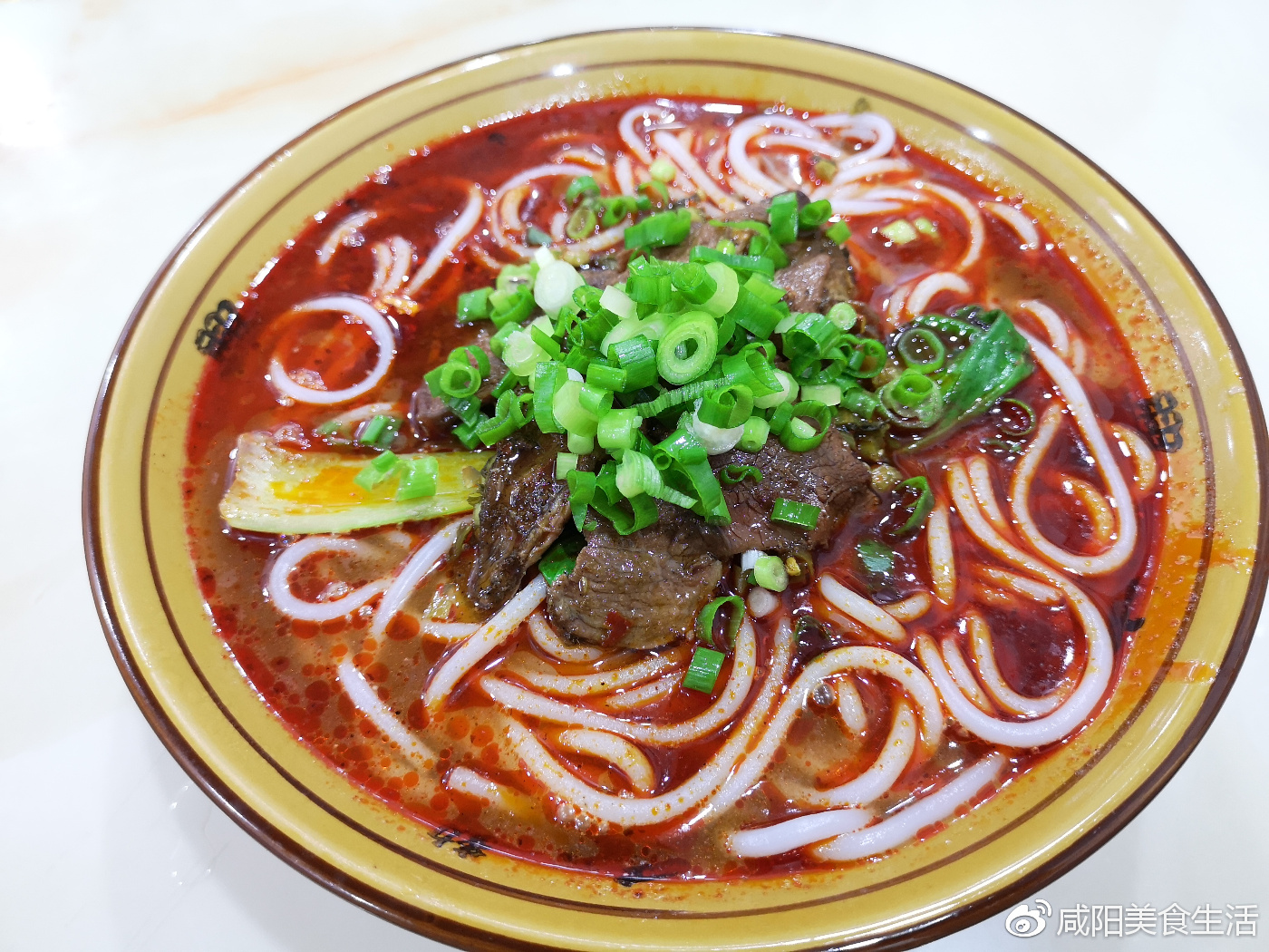 在咸阳吃湖南米粉有点辣啊!|冰峰|牛肉粉|牛肉块_新浪新闻