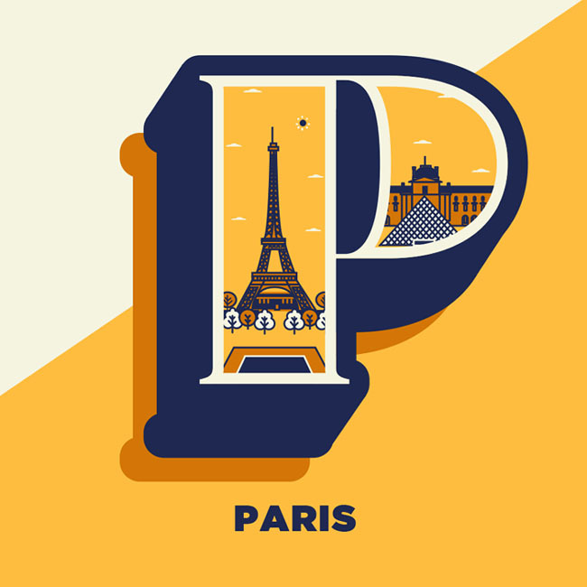 一个字母,一座城市,一幅画.(2)