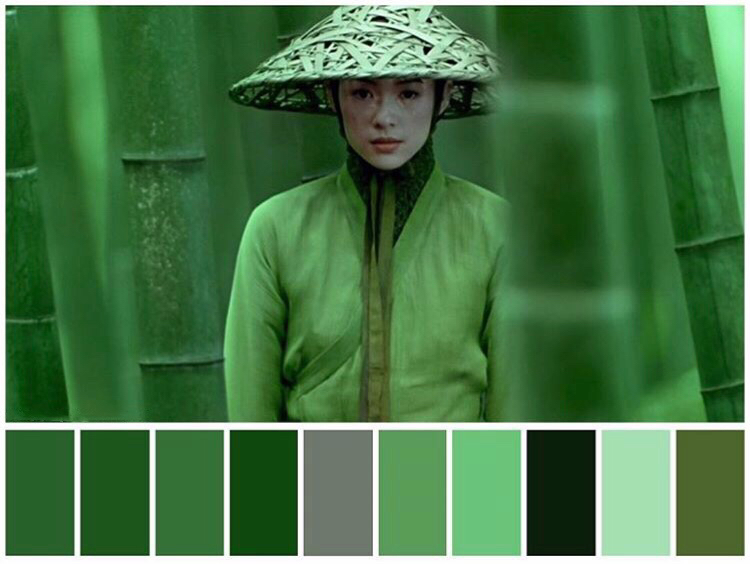 张艺谋与王家卫的电影配色.