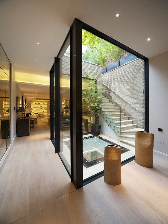 现代建筑中的天井