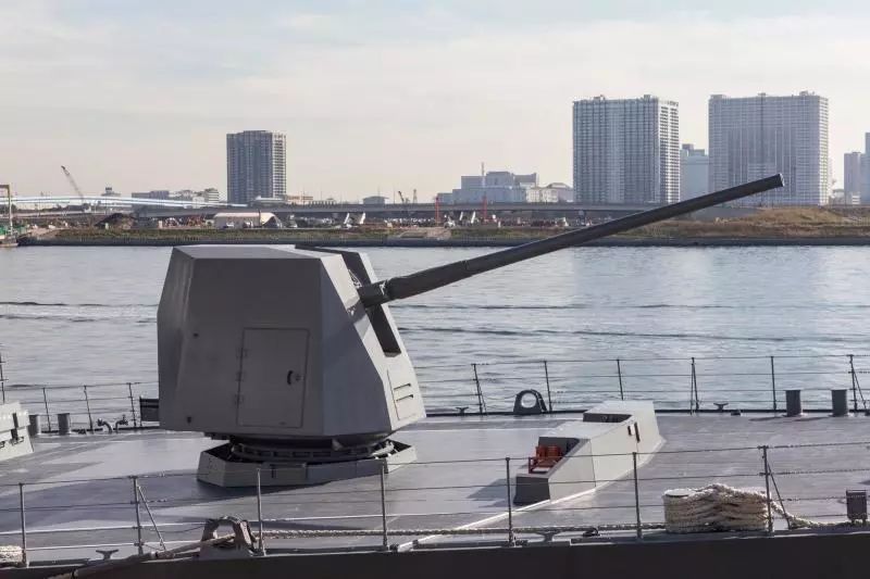 现代舰炮家族实用之王,美军mk45舰炮系统