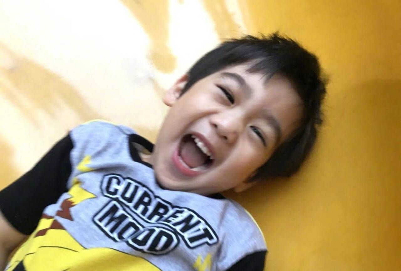 1林志颖的大儿子小小志,英文名kimikimilin,2009年9月15日出生于美国