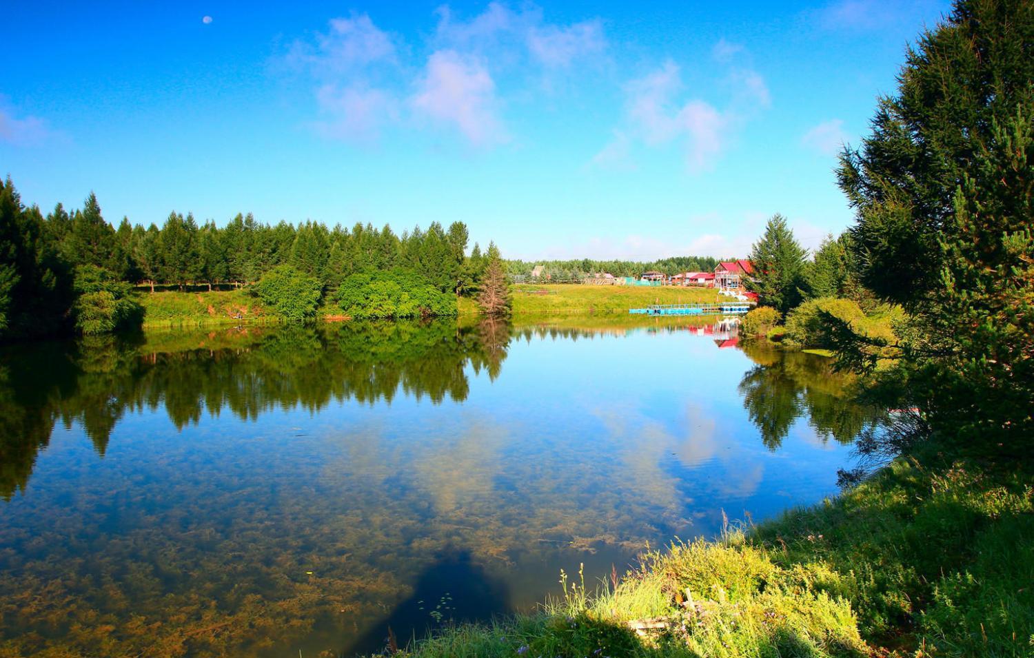 大美库布其, 胜景七星湖, 这才是沙漠绿洲啊