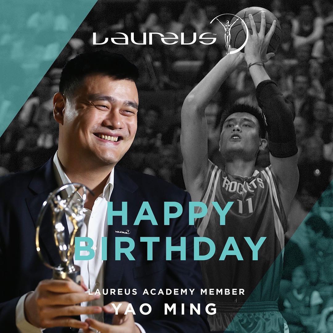 9张祝福姚明38岁生日的图,满满的中国元素!值得收藏