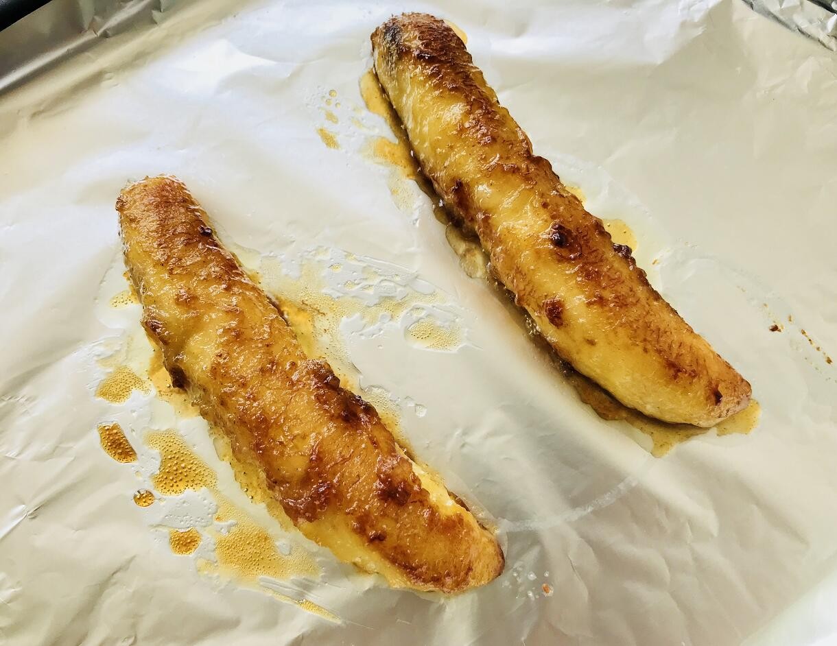 教你古法香蕉怎么吃胃不好试试烤香蕉吃吧