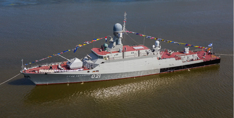 图为俄海军21631型轻护卫舰【诸葛小彻军情观察第2249期】此外,22160