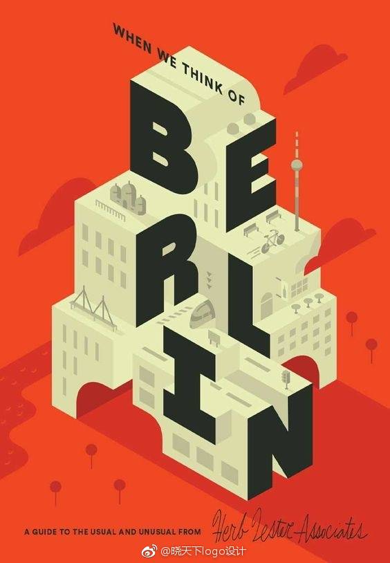 一组以文字为主的海报版式设计参考