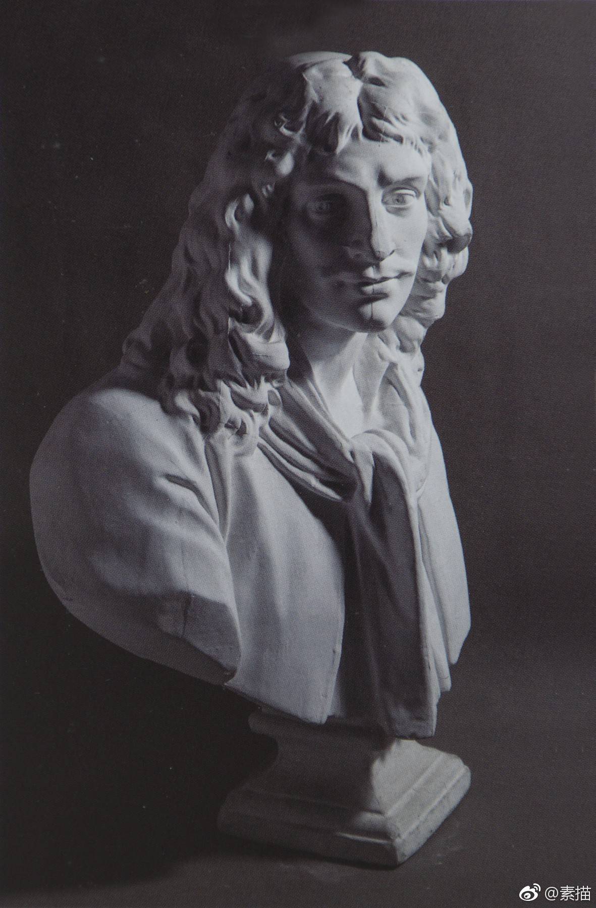 素描石膏像作品欣赏