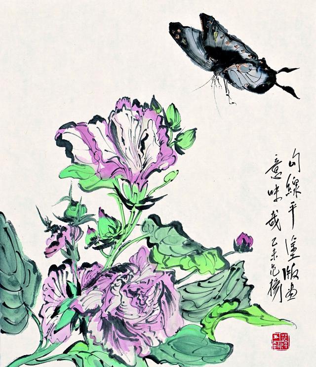 范扬花鸟画作品欣赏