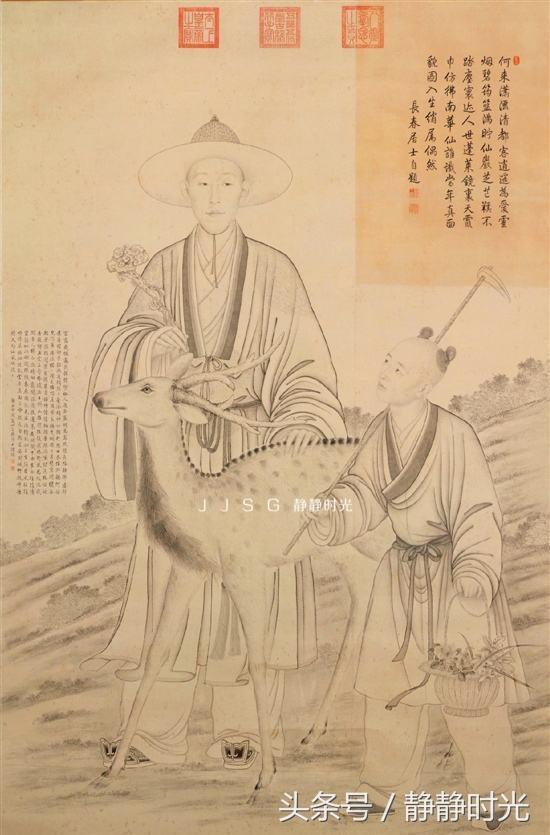 一开始他是天主教耶稣会的修道士来中国传教,后来被康熙招宫里做画师