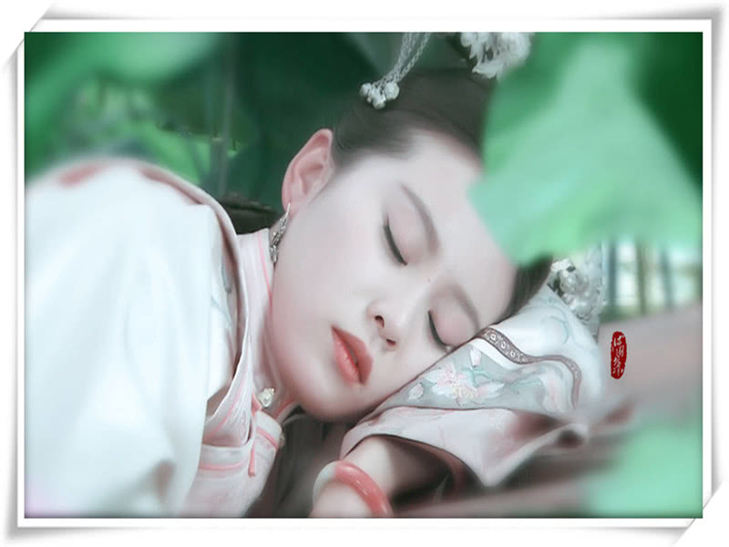 六位古装睡美人,范冰冰的睡姿,baby的睡姿,都不如她的睡姿