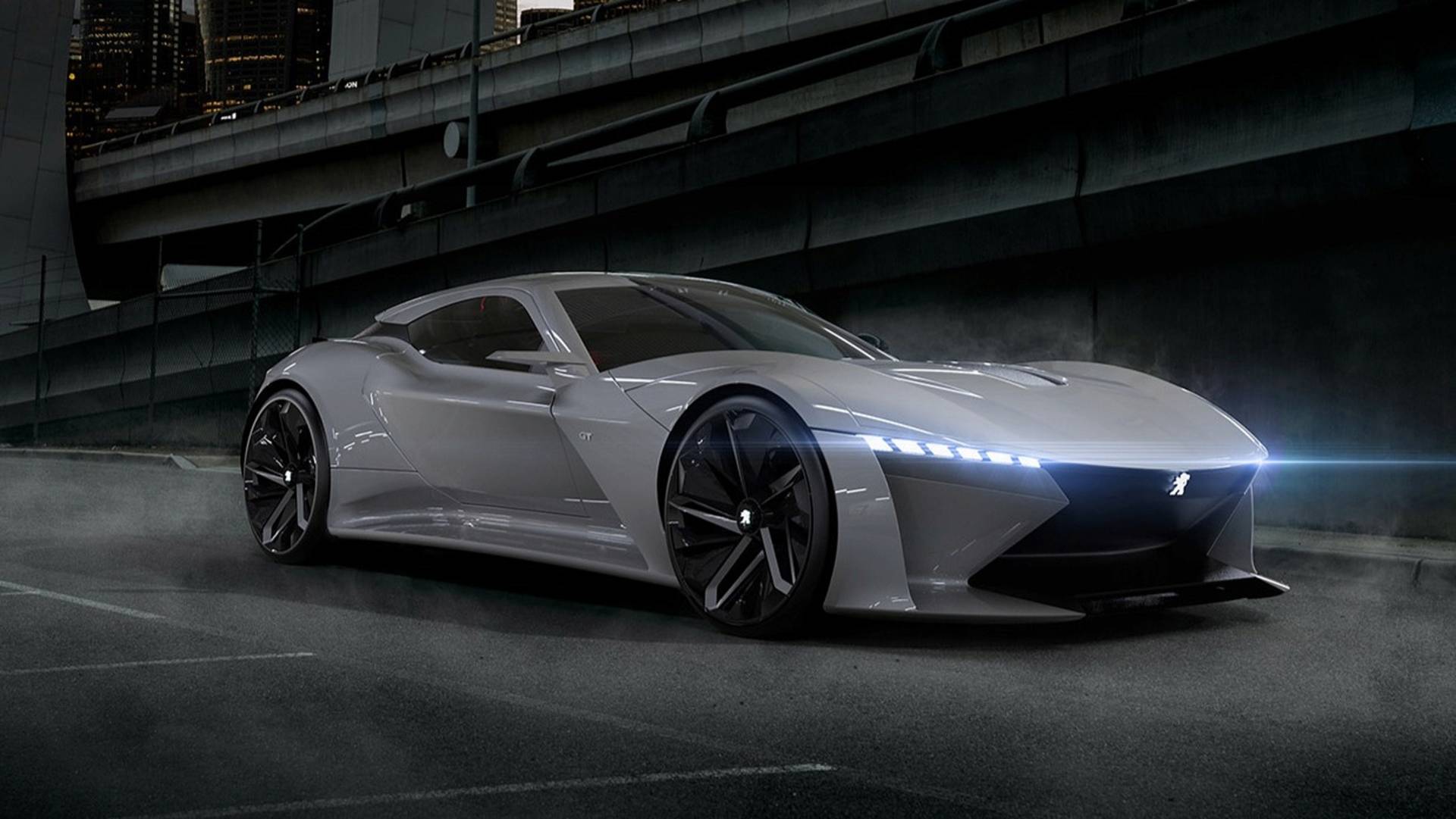 标致gt概念车 造型非常科幻