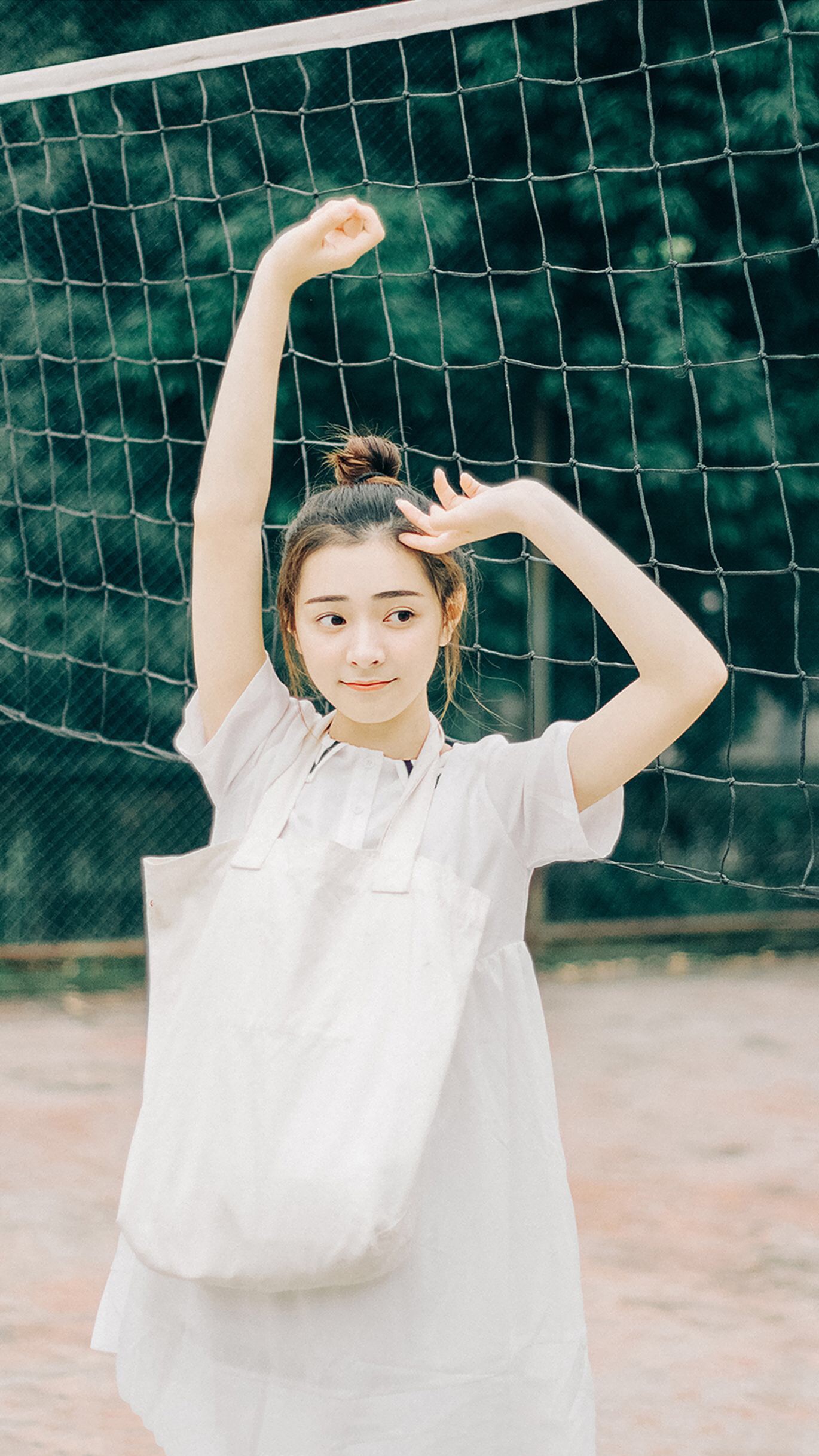 阳光正好小姐姐很美