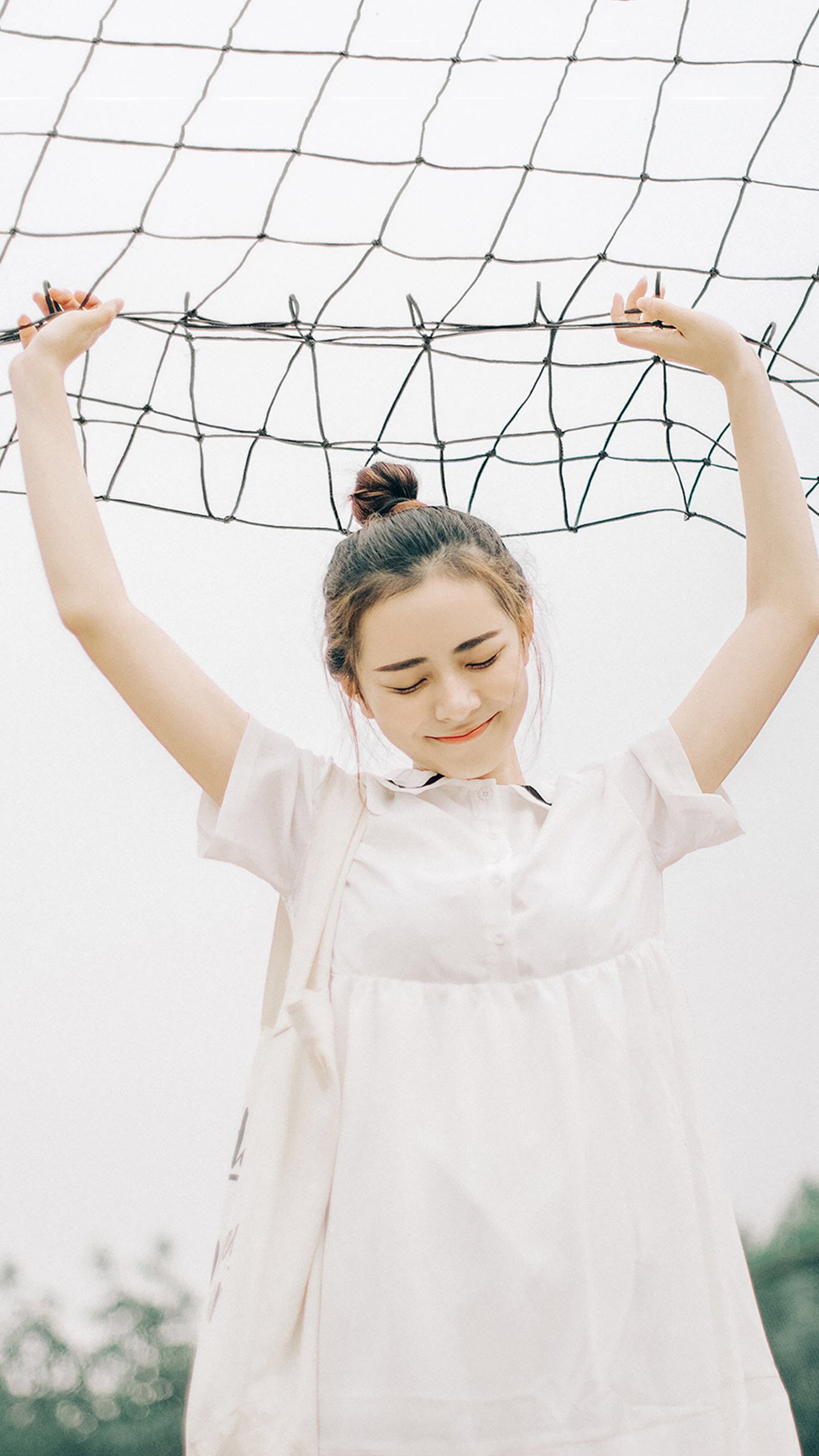 阳光正好小姐姐很美