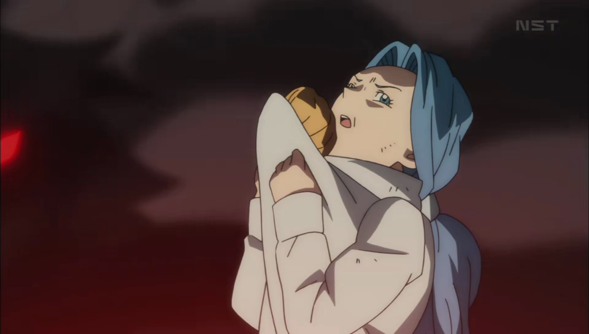 2  未来布尔玛 可怜之处:生下了孩子以后老公就死了,虽然相依为命,但