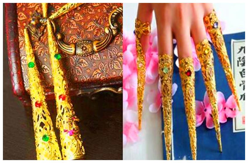 慈禧太后的长指甲套有4个用处后2个让我不能理解