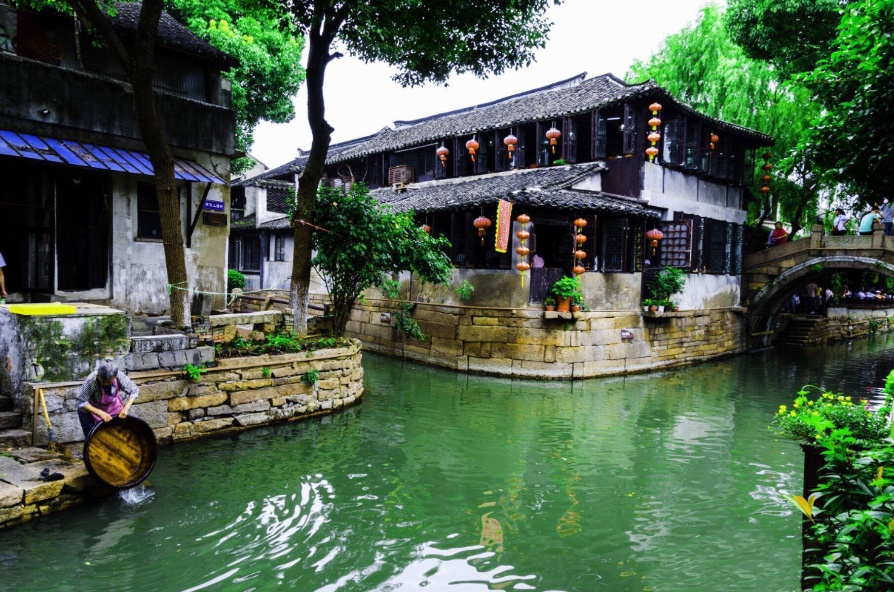 江南水乡——甪直古镇,炎热的夏天,弗过一抹凉风!