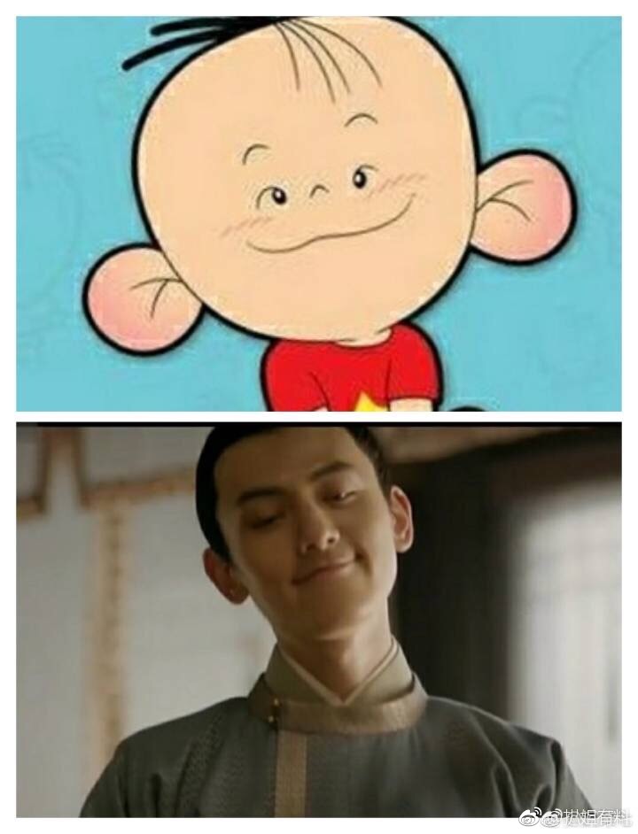天盛长歌 宁澄小哥哥一会儿撞脸旺仔牛奶,一会儿撞脸大耳朵图图