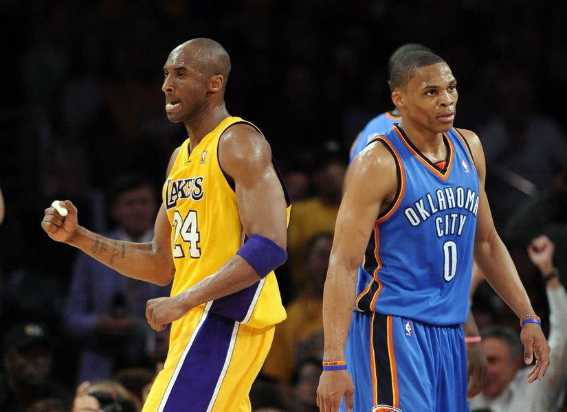 8号时期的科比与如今的威少谁更强?网友的回答竟一致的相同