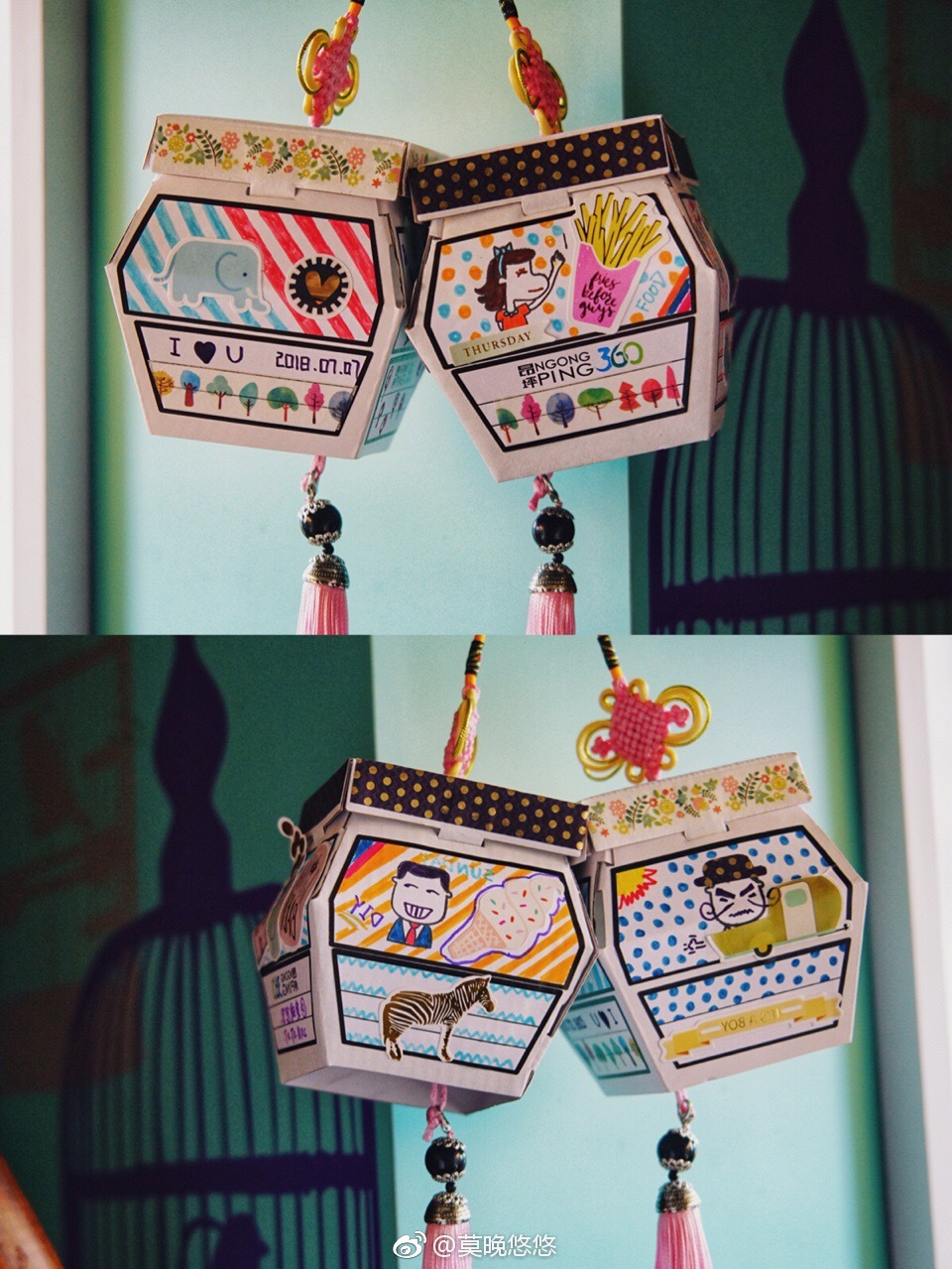 体验了一下昂坪360里的手工diy课,做了个缆车的小模型