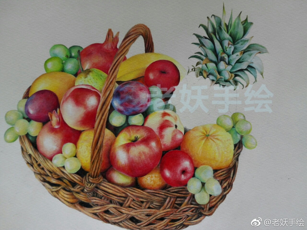 一篮子彩铅水果纸是获多福彩铅是马可3100投稿