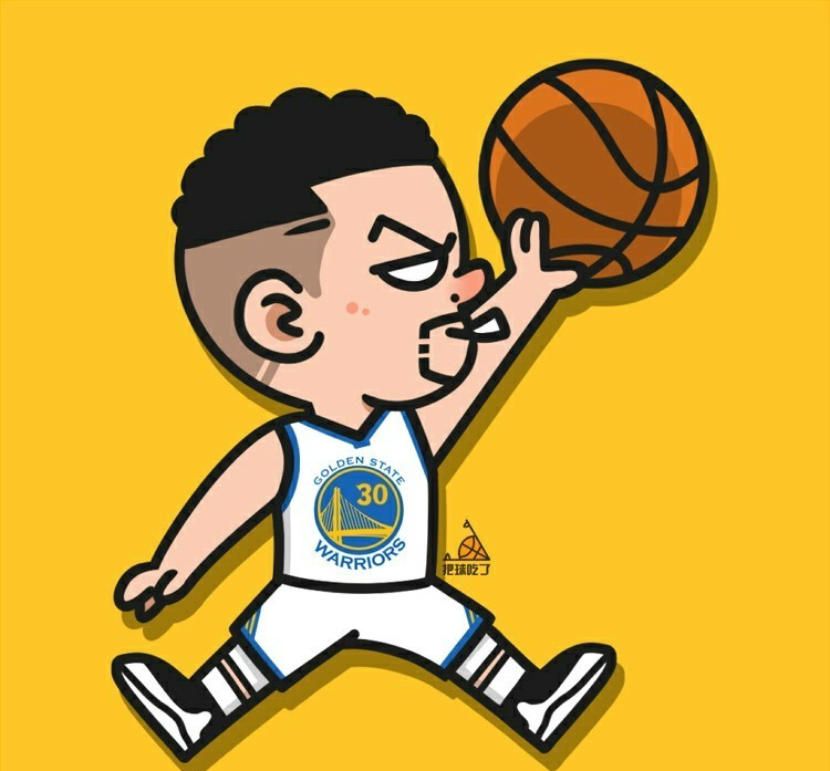 9张有意思的勇士队全员风车扣篮漫画你值得收藏