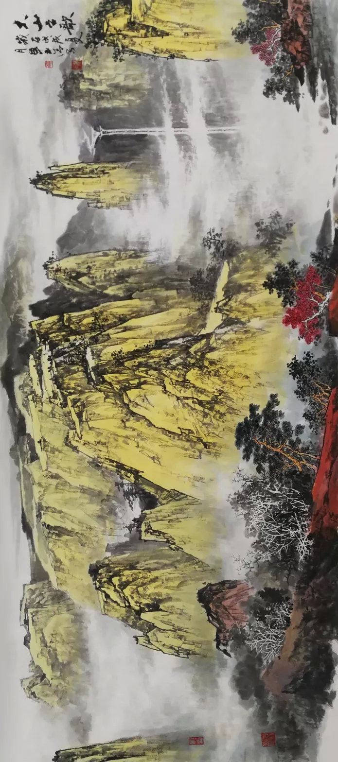 风景这边唯好单玉清山水作品鉴赏