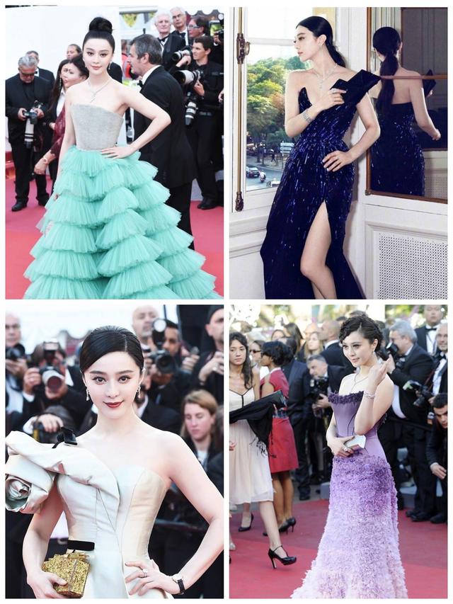 范冰冰和林志玲穿同款礼服差的不止是身高更是气质